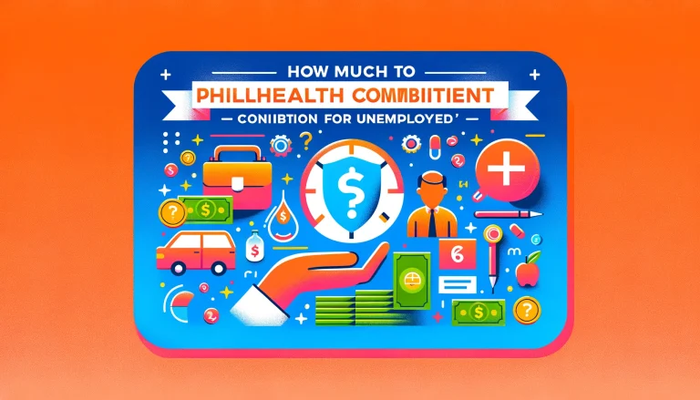 how much is philhealth contribution for unemployed